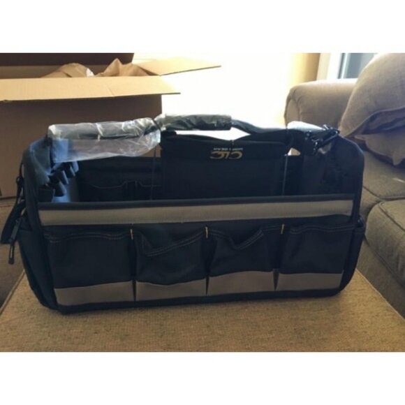 WORK GEAR 20 Inch, Open Top, Soft Sided Tool Box, 27 Pockets - Picture 1 of 4